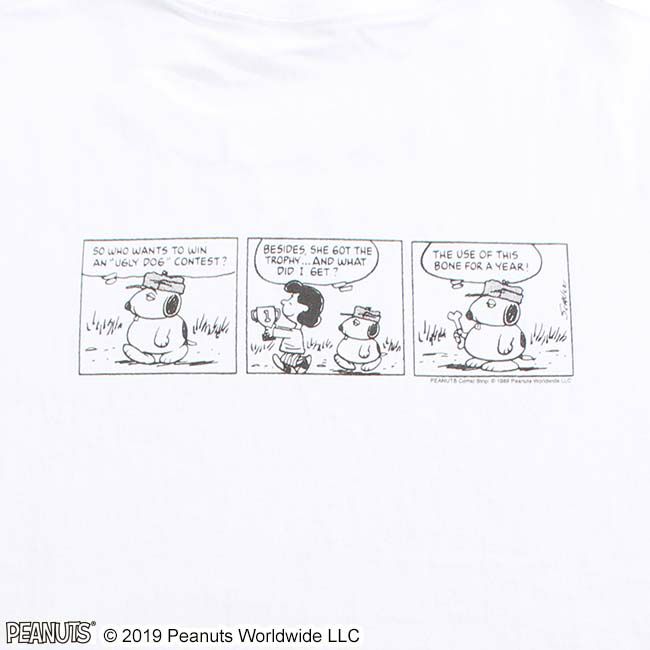 ピーナッツ Peanuts オラフ 背面コミックｔシャツ L W C Official Online Store パニカムトーキョー公式通販サイト