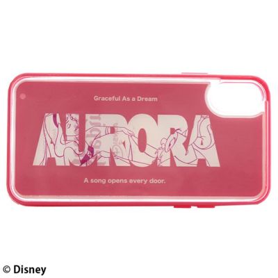 【Disney】眠れる森の美女/オーロラ姫/ストーン入りiPhoneX対応ケース(PONEYCOMB TOKYO)