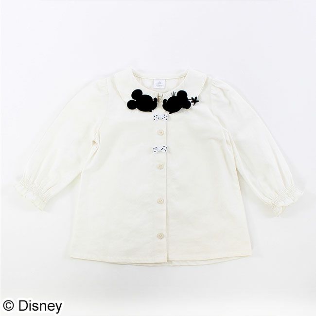 Disney ディズニー ミッキーマウス ミニーマウス 衿刺繍ブラウス Petit Copain By Poneycomb L W C Official Online Store パニカムトーキョー公式通販サイト
