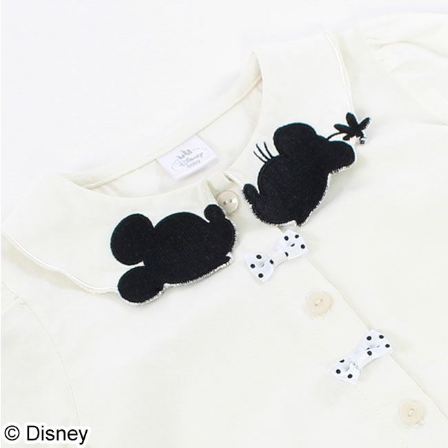 Disney ディズニー ミッキーマウス ミニーマウス 衿刺繍ブラウス Petit Copain By Poneycomb L W C Official Online Store パニカムトーキョー公式通販サイト