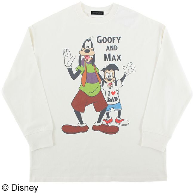 Disney ディズニー グーフィー マックス ロングスリーブｔシャツ L W C Official Online Store パニカムトーキョー公式通販サイト