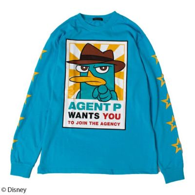 ディズニー フィニアスとファーブ エージェントp Wants You ロングスリーブｔシャツ L W C Official Online Store パニカムトーキョー公式通販サイト