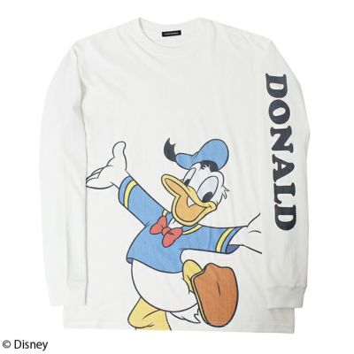 Disney ディズニー ドナルドダック ロングスリーブtシャツ L W C Official Online Store パニカムトーキョー公式通販サイト