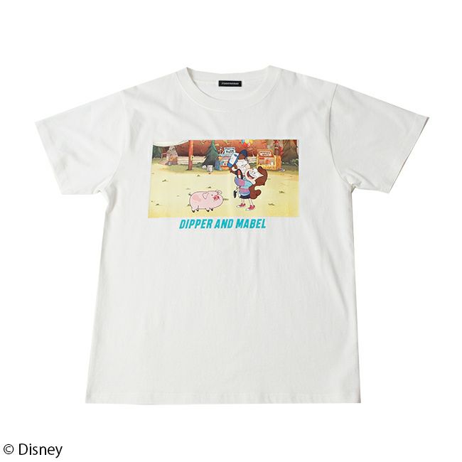 Disney ディズニー 怪奇ゾーン グラビティフォールズ ディッパー メイベル よったん Tシャツ L W C Official Online Store パニカムトーキョー公式通販サイト