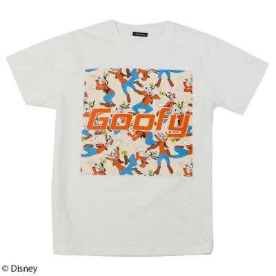 Disney ディズニー グーフィー 柄プリントtシャツ L W C Official Online Store パニカムトーキョー公式通販サイト