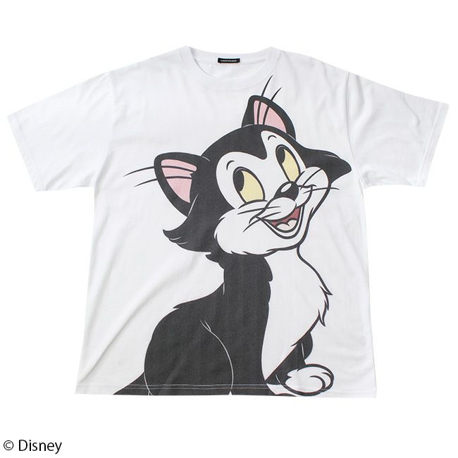 Disney ディズニー ピノキオ フィガロ Bigプリントtシャツ Lwc Official Online Store パニカムトーキョー公式通販サイト