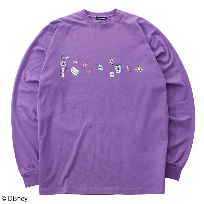 Disney ディズニー 塔の上のラプンツェル ラプンツェル ロングスリーブtシャツ L W C Official Online Store パニカムトーキョー公式通販サイト