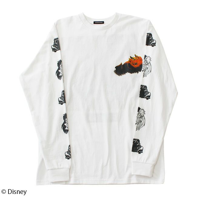 Disney ディズニー 101匹わんちゃん クルエラ ロングスリーブtシャツ L W C Official Online Store パニカムトーキョー公式通販サイト