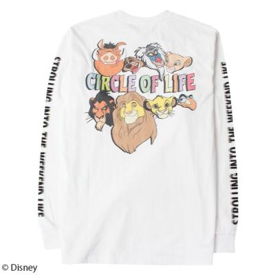 Disney ディズニー ライオン キング ロングスリーブtシャツ L W C Official Online Store パニカムトーキョー公式通販サイト