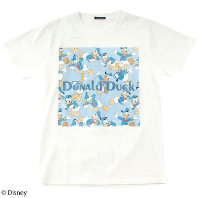 Disney ディズニー ドナルドダック 柄プリントtシャツ L W C Official Online Store パニカムトーキョー公式通販サイト