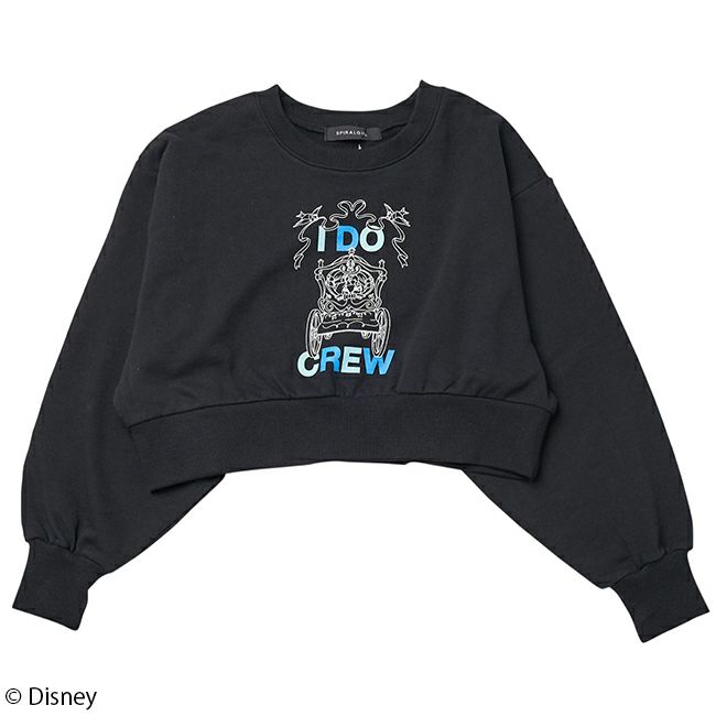 Disney ディズニー シンデレラ ディズニープリンセス ショート丈スウェット comb L W C Official Online Store パニカムトーキョー公式通販サイト