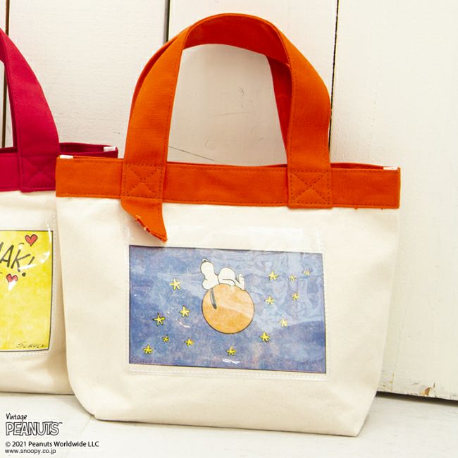 Peanuts ピーナッツ スヌーピー キャンバスミニトートバッグ C Poppins L W C Official Online Store パニカムトーキョー公式通販サイト