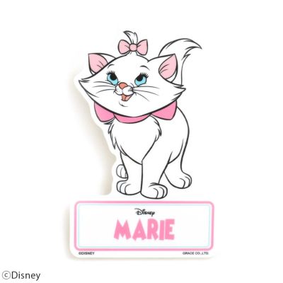 Disney ディズニー おしゃれキャット マリー アクリルバッジ 受注 Poneycomb Tokyo L W C Official Online Store パニカムトーキョー公式通販サイト