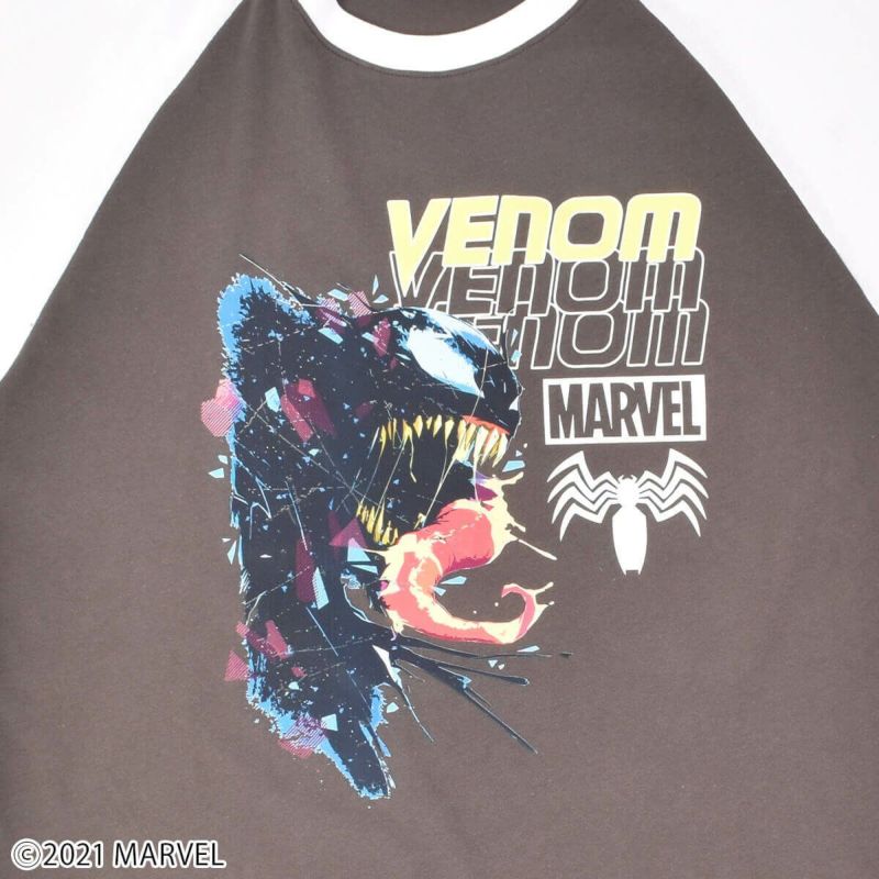 MARVEL(マーベル)/ヴェノム】ラグランスリーブTシャツ(PONEYCOMB TOKYO collection with Girls2) |  L.W.C. OFFICIAL ONLINE STORE | パニカムトーキョー公式通販サイト