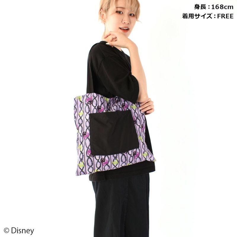 Disney】ディセンダント/マル/アイコン総柄/トートバッグ