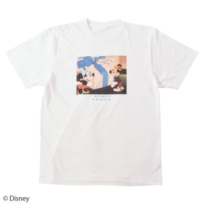 Disney ディズニー ミッキーマウス ミニーマウス Tシャツ Poneycomb Platinum L W C Official Online Store パニカムトーキョー公式通販サイト