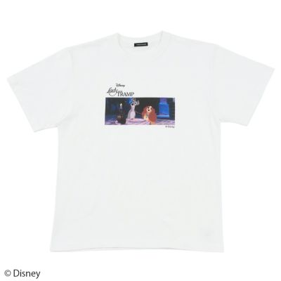 Disney】わんわん物語/レディ＆トランプ/Tシャツ(L.W.C. GRAPHIC