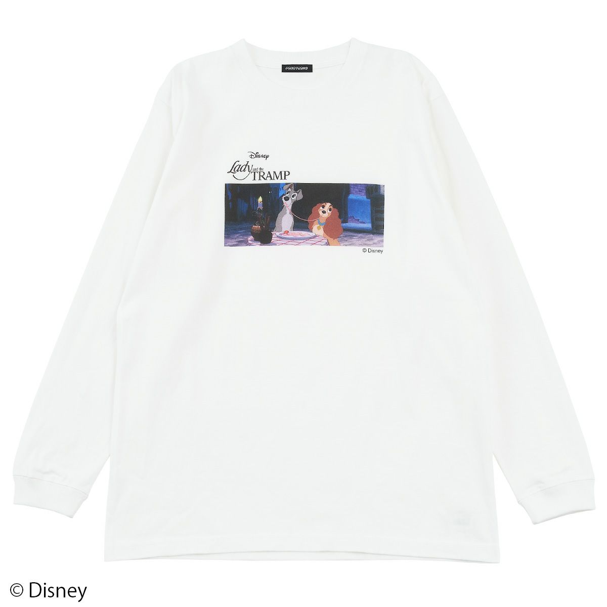 Disney】わんわん物語/レディ＆トランプ/ロングスリーブTシャツ(L.W.C. 