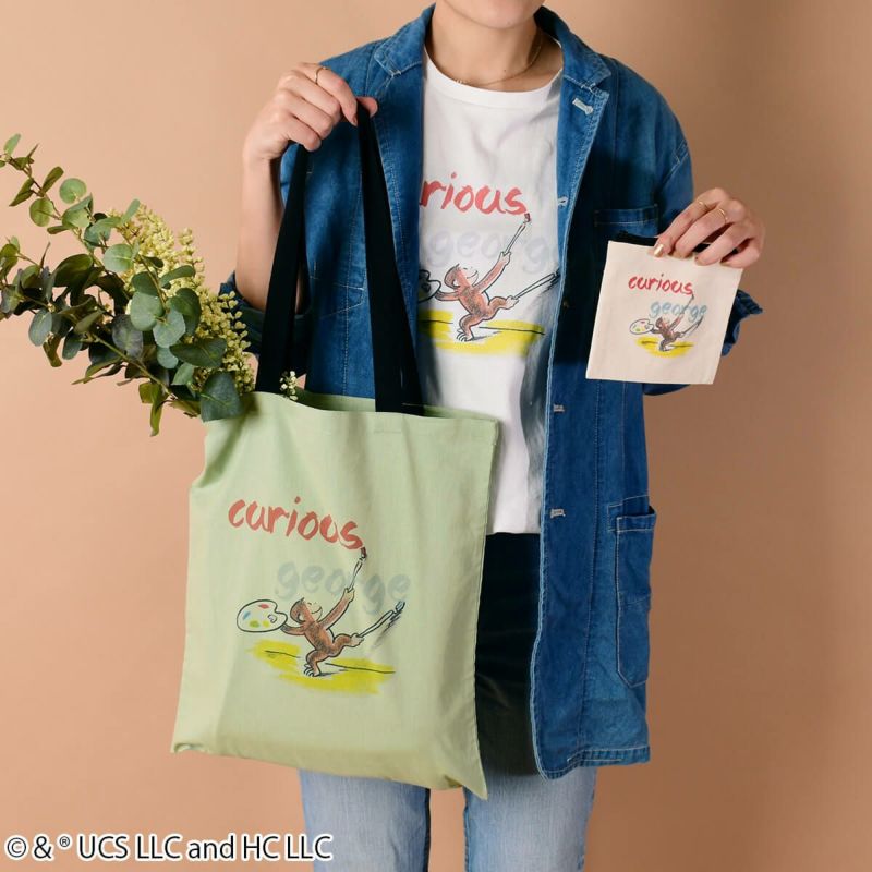 ⭐No.506 可愛いお猿さん⭐大きな大きなトートバッグ⭐デニムリメイク ⭐No.506 可愛いお猿さん⭐大きな大きなトートバッグ⭐デニム