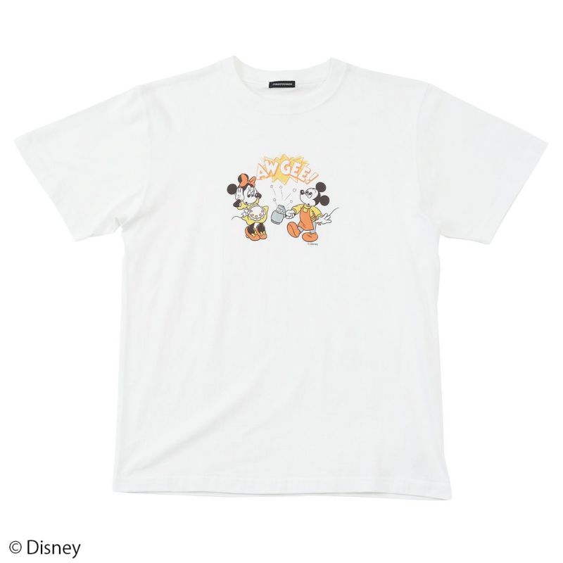 【Disney】ミッキーマウス＆ミニーマウス/Tシャツ(L.W.C.