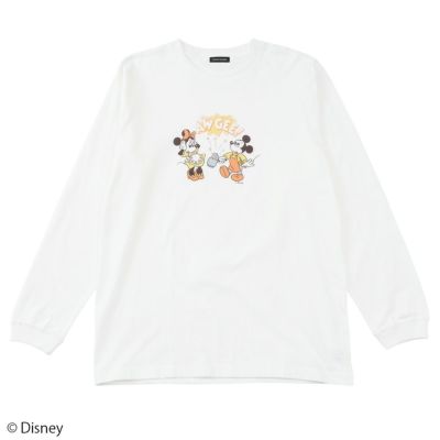 Disney ディズニー ミッキーマウス Ah Not Monday ロングスリーブtシャツ L W C Graphic Collection L W C Official Online Store パニカムトーキョー公式通販サイト