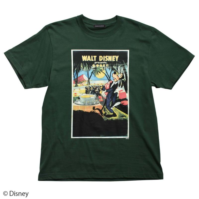 Disney】グーフィーのダンス教室/ポスターアート/Tシャツ(PONEYCOMB