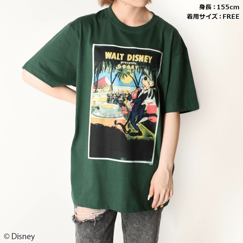 【Disney(ディズニー)/グーフィーのダンス教室】ポスターアート/Tシャツ(PONEYCOMB TOKYO)