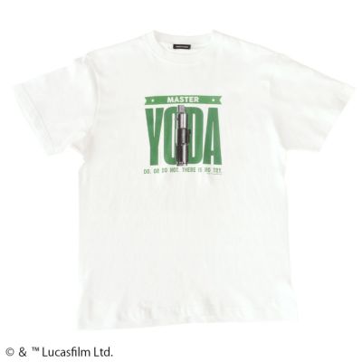 【STAR WARS(スター・ウォーズ)】マスター・ヨーダ/Tシャツ＜ホワイト＞(L.W.C. GRAPHIC COLLECTION)