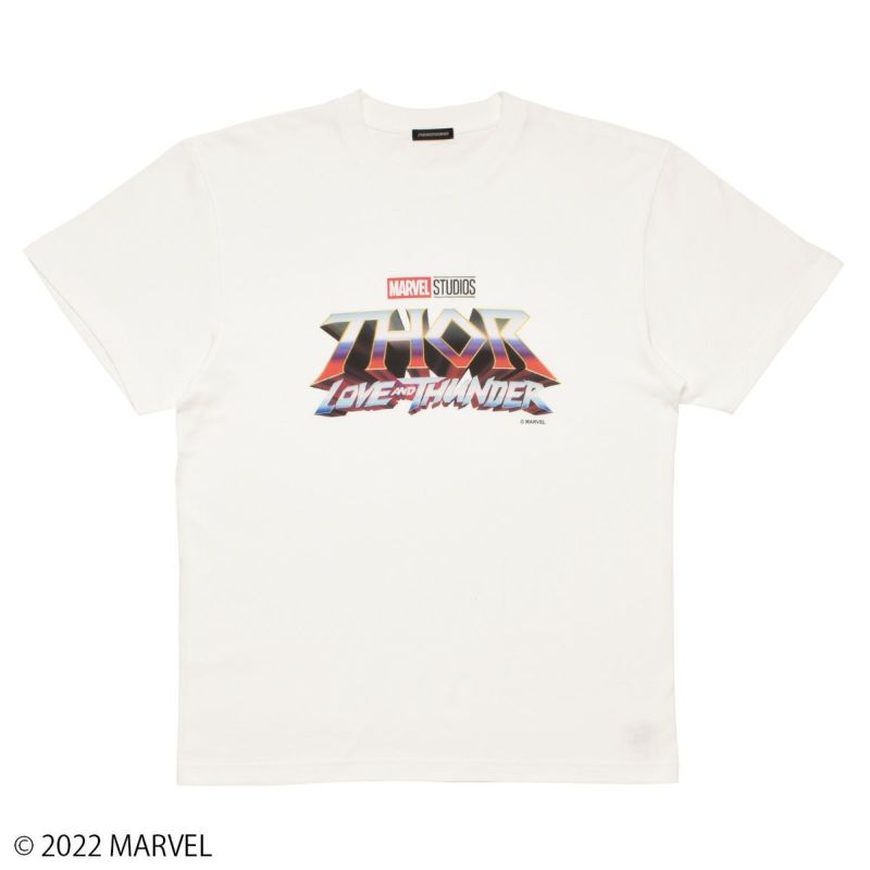 MARVEL(マーベル)/ソー：ラブ＆サンダー】タイトルロゴ/Tシャツ