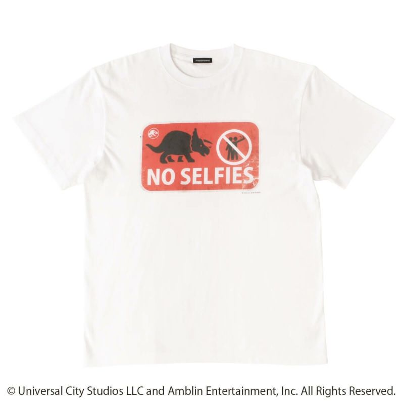 【JURASSIC PARK /ジュラシック・パーク】NO SELFIES/Tシャツ(PONEYCOMB TOKYO) | PONEYCOMB  TOKYO OFFICIAL ONLINE STORE | パニカムトーキョー公式通販サイト