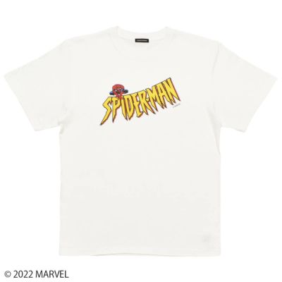 MARVEL(マーベル)/スパイダーマン】モノクロアート/Tシャツ(PONEYCOMB