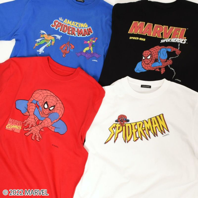 MARVEL(マーベル)/スパイダーマン】ロゴ/Tシャツ(PONEYCOMB TOKYO