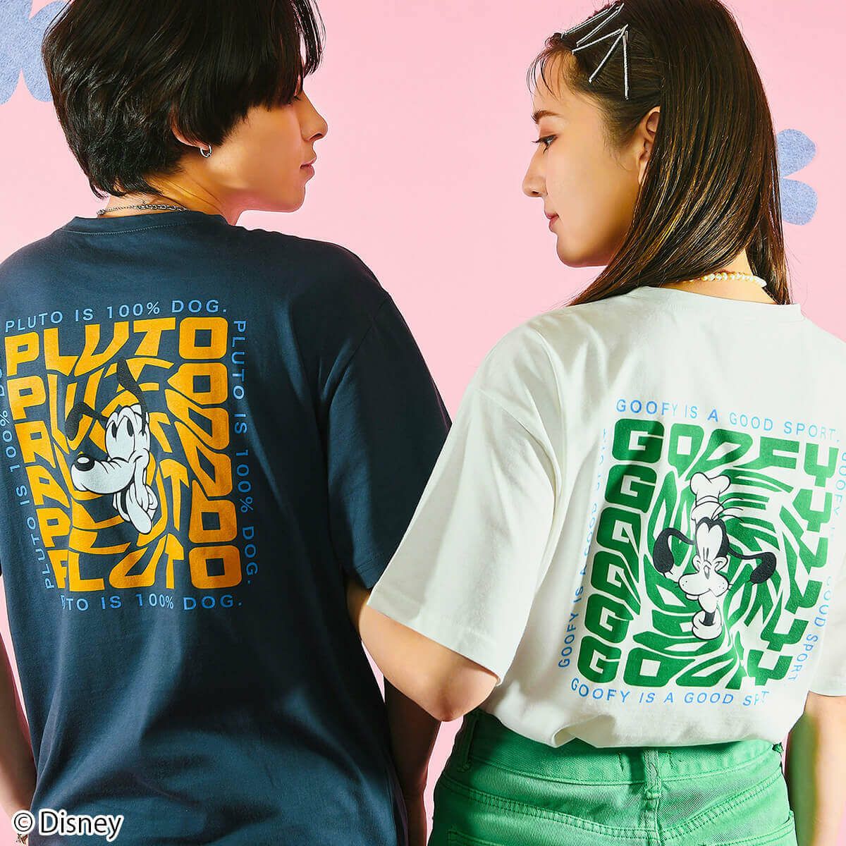 Disney】グーフィー/バックプリントTシャツ(4GEEKs by SPIRALGIRL