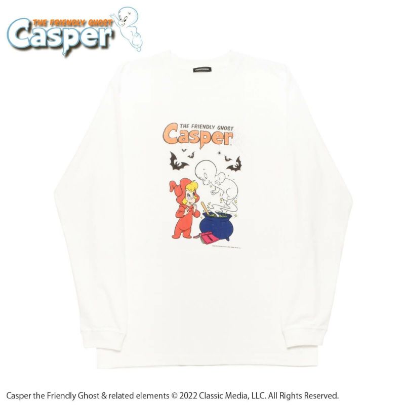 CASPER】キャスパー＆ウェンディ/ハロウィン/ロングスリーブTシャツ(L.W.C. GRAPHIC COLLECTION) | PONEYCOMB  TOKYO OFFICIAL ONLINE STORE | パニカムトーキョー公式通販サイト