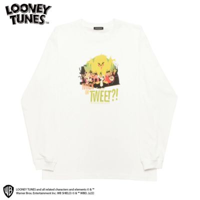 Looney Tunes(ルーニー・テューンズ)】サークルロゴ/ロングスリーブT