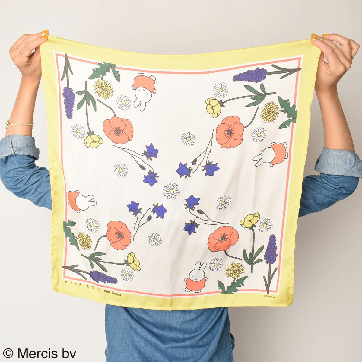 Miffy(ミッフィー)】スカーフ(フラワー)(POPPINS) | PONEYCOMB TOKYO