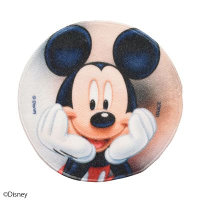 Disney(ディズニー)】ミッキーマウス/丸型ハンドタオル