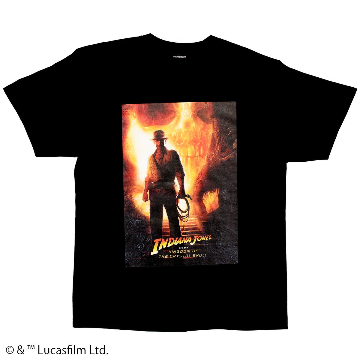 8161インディジョーンズ魔宮の伝説Tシャツビンテージ古着ムービーTシャツ