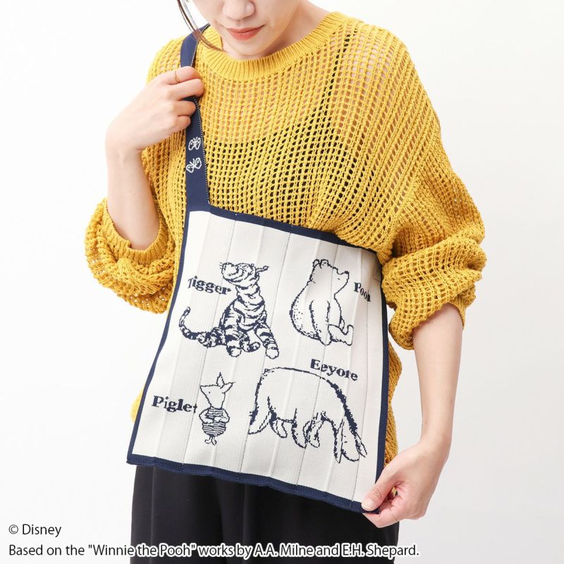 Disney(ディズニー)/くまのプーさん】クラシックプー/１００エーカーの森の仲間たち/Knitty(トートバッグ)(POPPINS) |  PONEYCOMB TOKYO OFFICIAL ONLINE STORE | パニカムトーキョー公式通販サイト