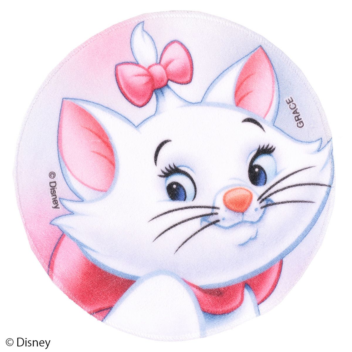 Disney】おしゃれキャット/マリー/丸型ハンドタオル(PONEYCOMB TOKYO 