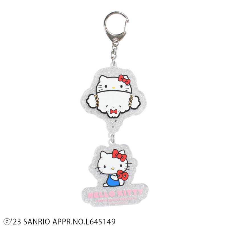 Sanrio characters】ハローキティ50th/こぎみゅん/アクリルバッグ 