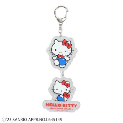 Sanrio character's】ハローキティ50th/クロミ/アクリルバッグチャーム