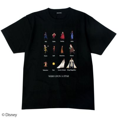 Disney】ウィッシュ/キャラクター集合/Tシャツ(PONEYCOMB TOKYO 