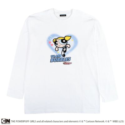 【THE POWERPUFF GIRLS】バブルス/ロングスリーブTシャツ(PONEYCOMB TOKYO)