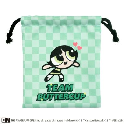 【THE POWERPUFF GIRLS(パワーパフ ガールズ)】バターカップ/巾着(PONEYCOMB TOKYO)