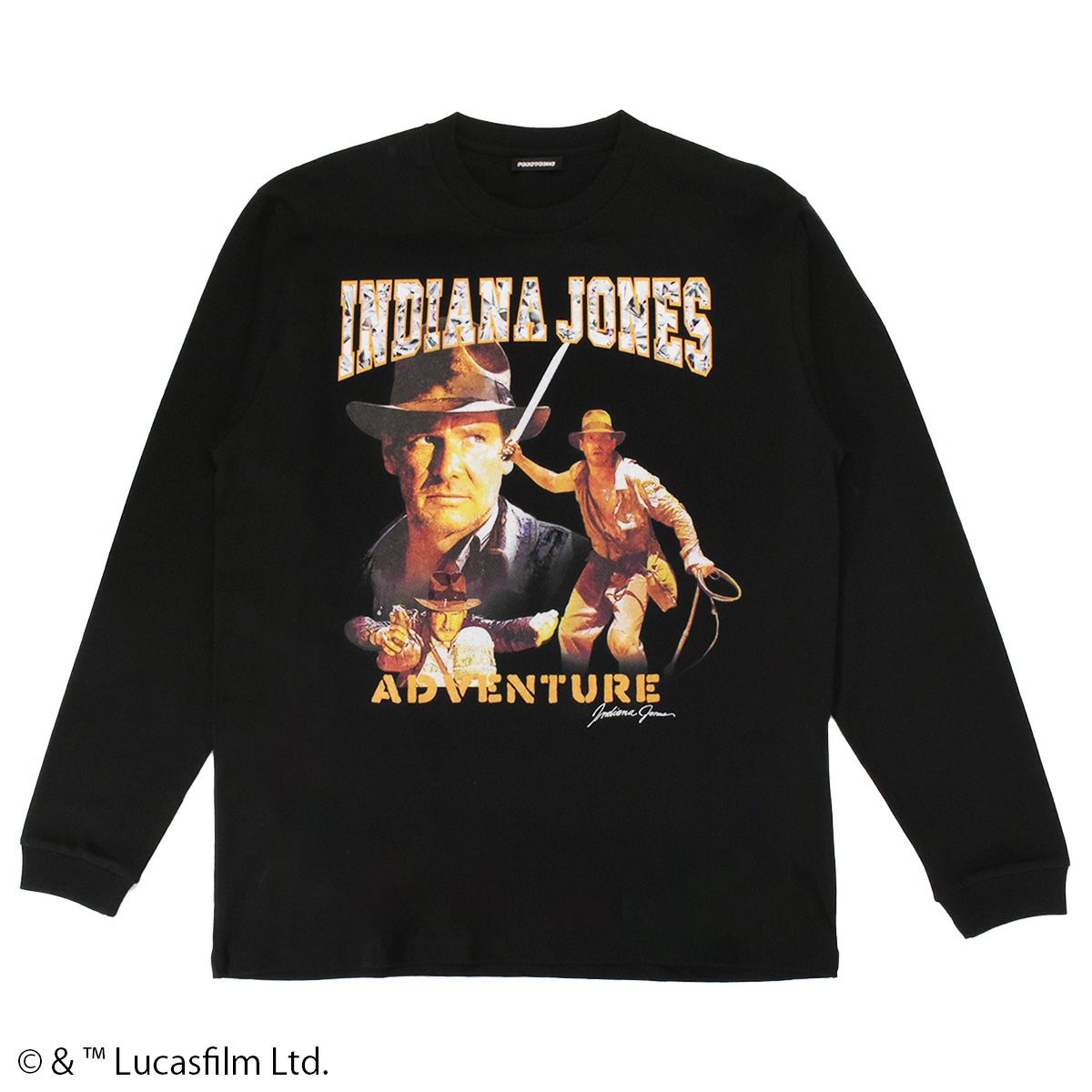 INDIANA JONES】ADVENTURE/ロングスリーブTシャツ(PONEYCOMB TOKYO 