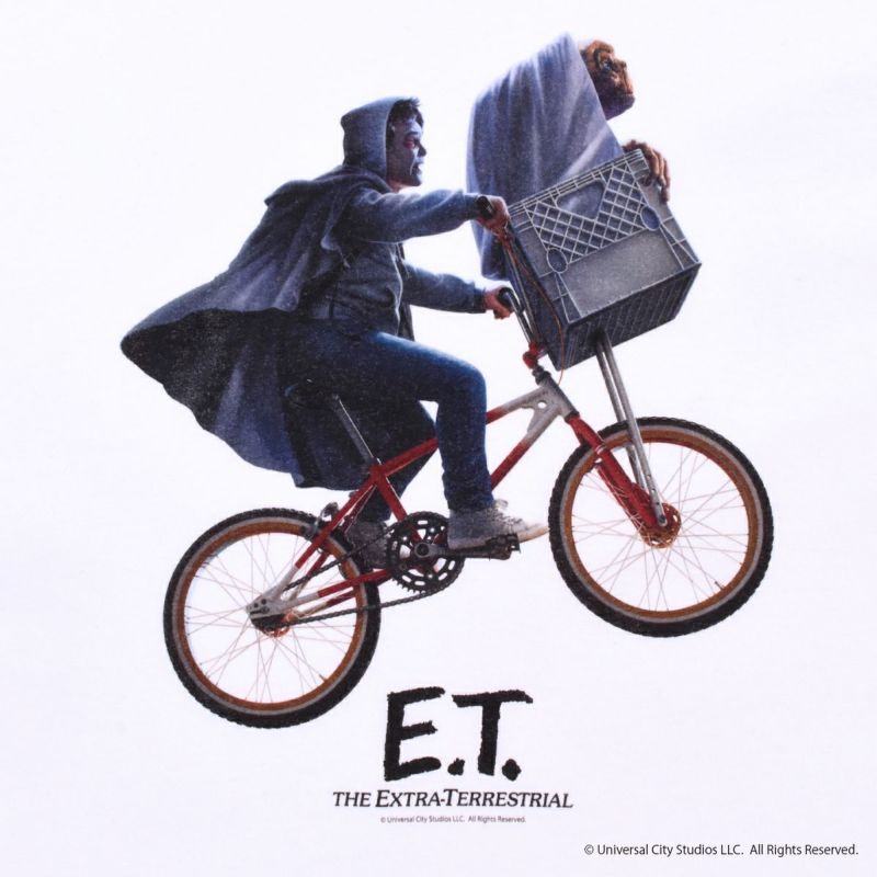 E.T. The Extra-Terrestrial(E.T.)】空飛ぶ自転車/Tシャツ(TWM