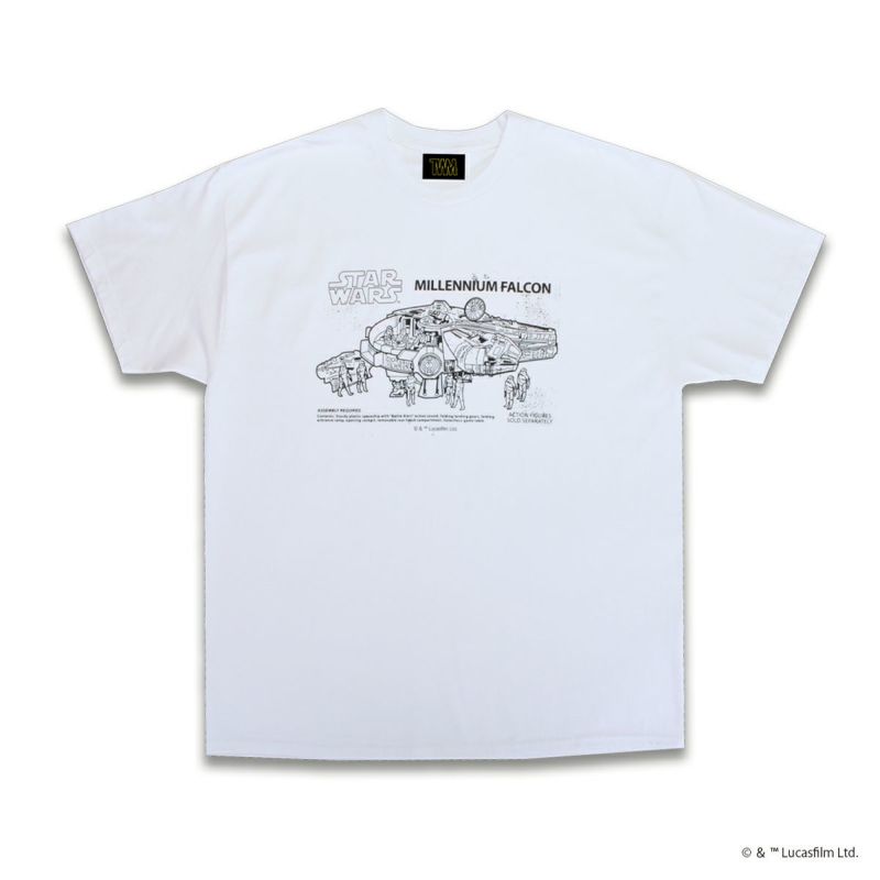 STAR WARS】ミレニアム・ファルコン/Ｔシャツ(TWM) | PONEYCOMB TOKYO