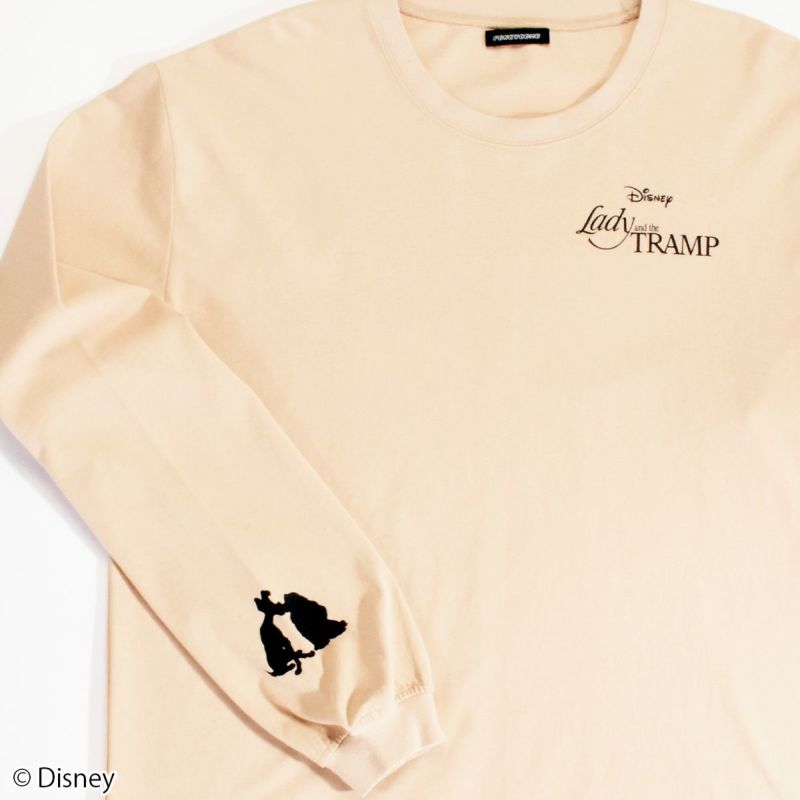Disney】わんわん物語/ロングスリーブTシャツ(PONEYCOMB TOKYO