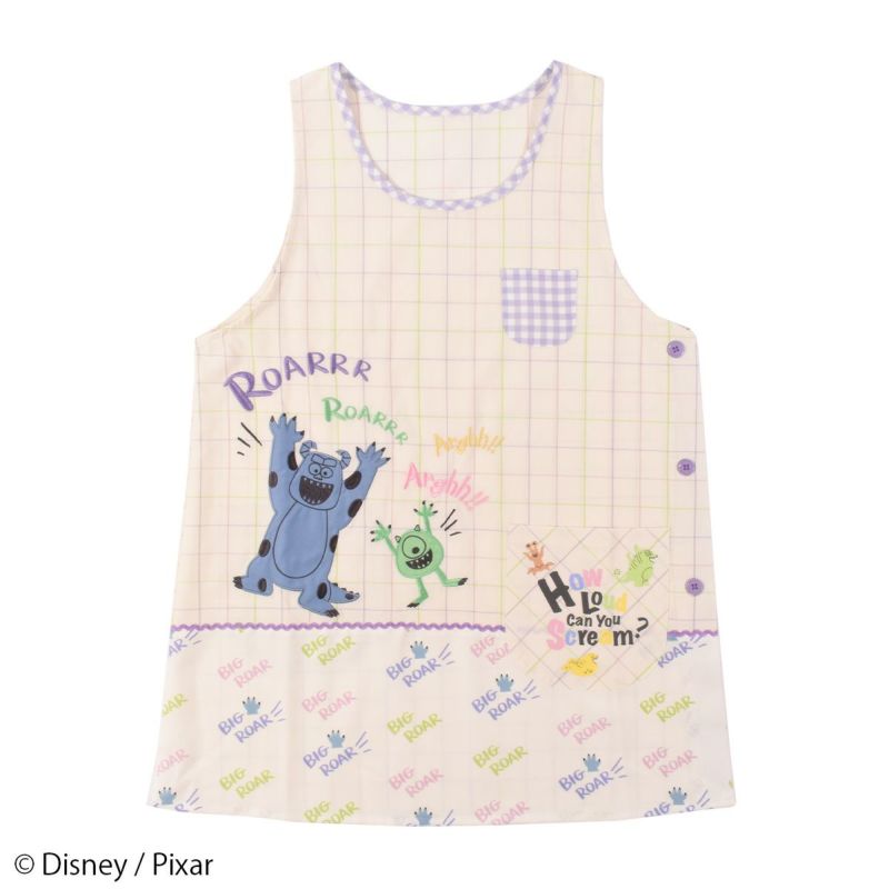 Disney - 【ちやこ】モンスターズインクエプロン★キャラクターエプロン(タイダイ柄) 楽天市場】【メール便送料無料！】 エプロン 保育士 ディズニー